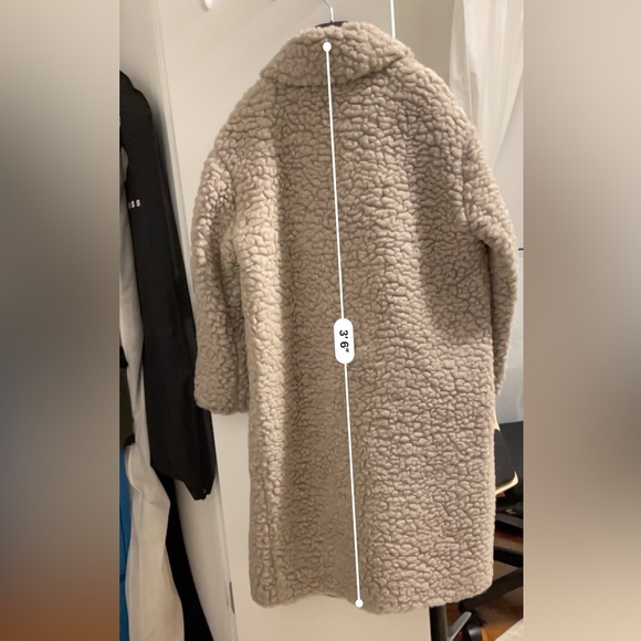 COS Teddy Jacket in Gray - Picture 6 of 7